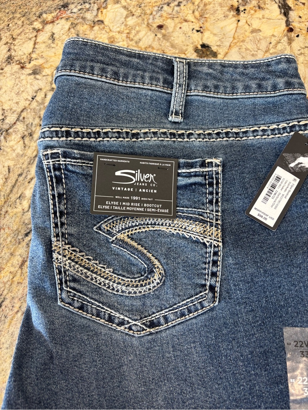 Silver Jeans “Elyse” Boot cut NWT - Picture 9 of 11